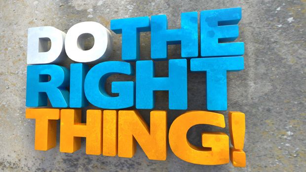 Do the right thing